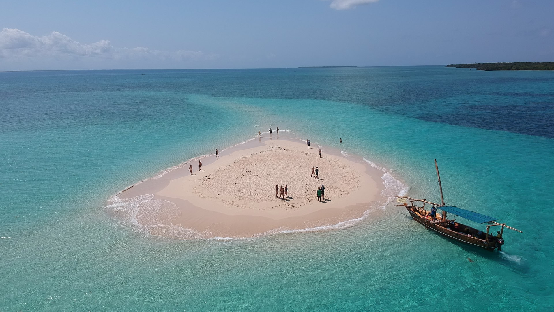 safari blue and sandbank